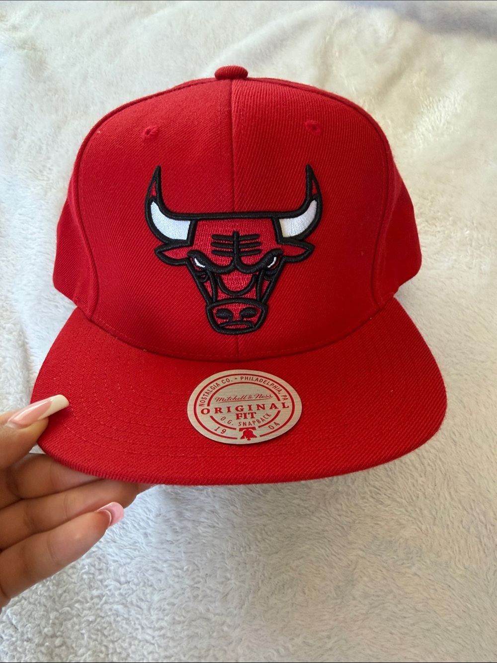 CHICAGO BULLS Mitchell & Ness Red Snapback Hat